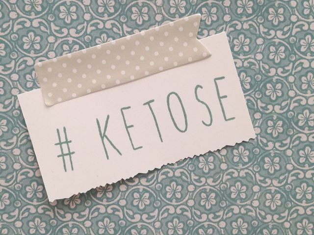 Ein Schild mit der Aufschrift Ketose