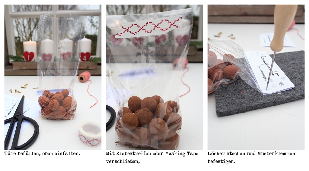 DIY - Marzipankugeln verpacken