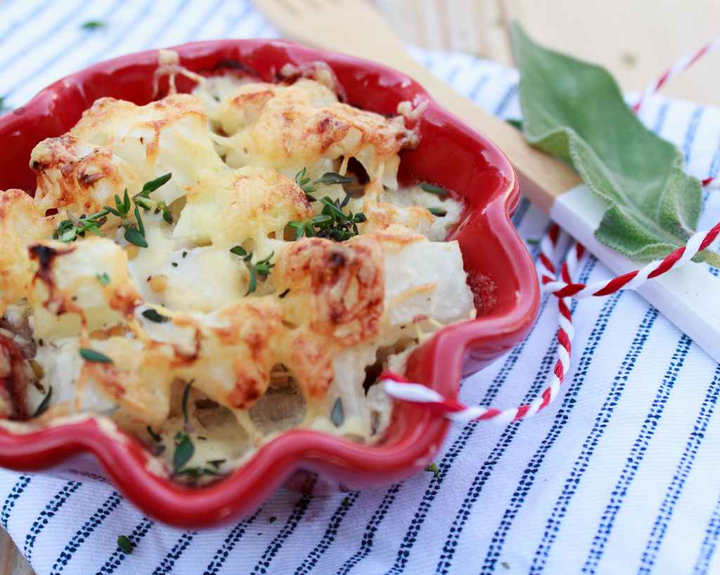 Low Carb Kohlrabi-Auflauf mit Kaese